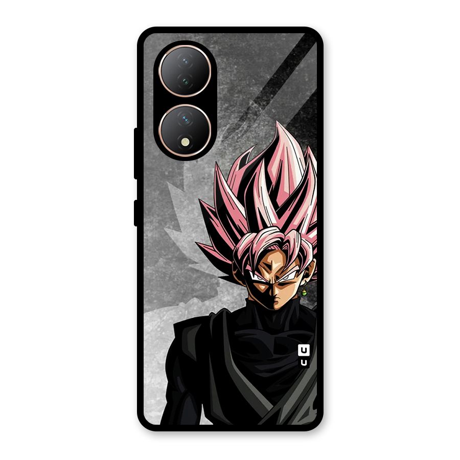 Angry Goku Glass Back Case for Vivo Y100