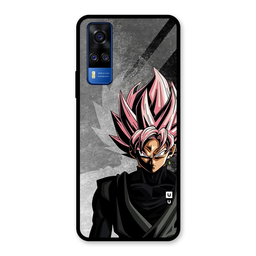 Angry Goku Glass Back Case for Vivo Y31