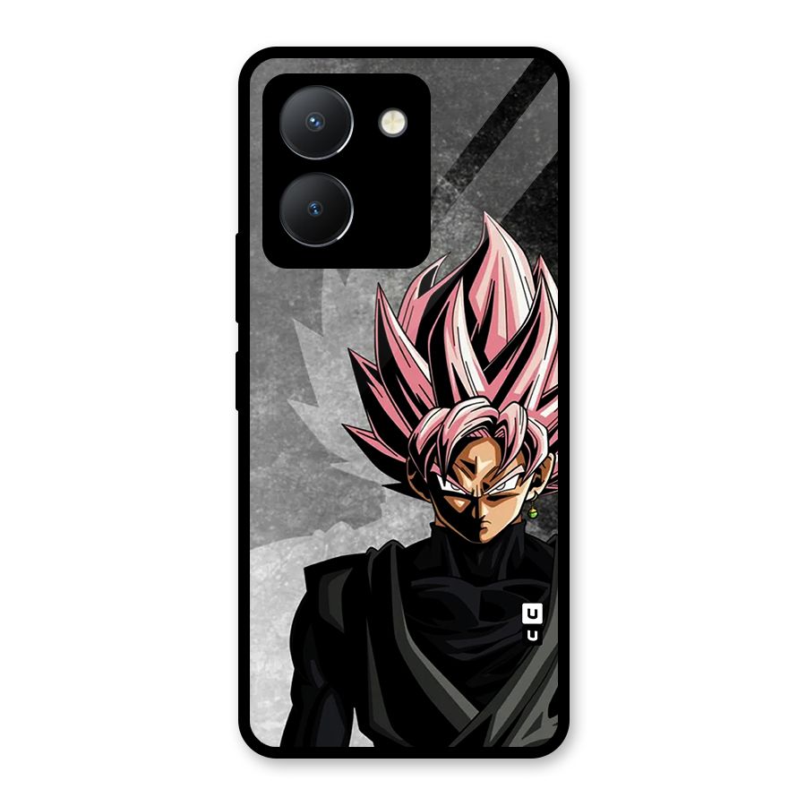 Angry Goku Glass Back Case for Vivo Y36