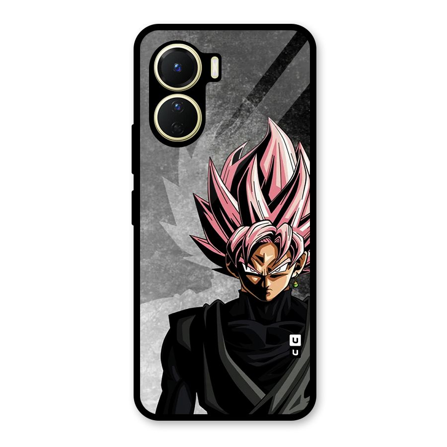 Angry Goku Glass Back Case for Vivo Y56