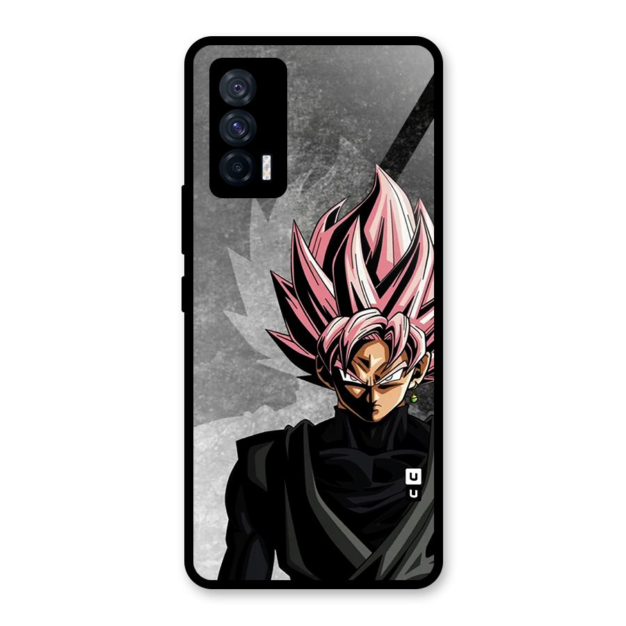 Angry Goku Glass Back Case for Vivo iQOO 7 5G