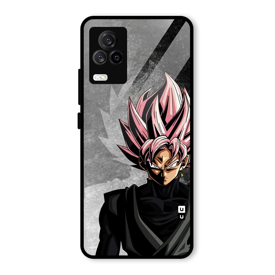 Angry Goku Glass Back Case for Vivo iQOO 7 Legend 5G