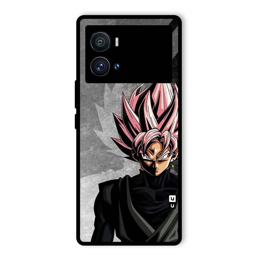 Angry Goku Glass Back Case for Vivo iQOO 9 Pro