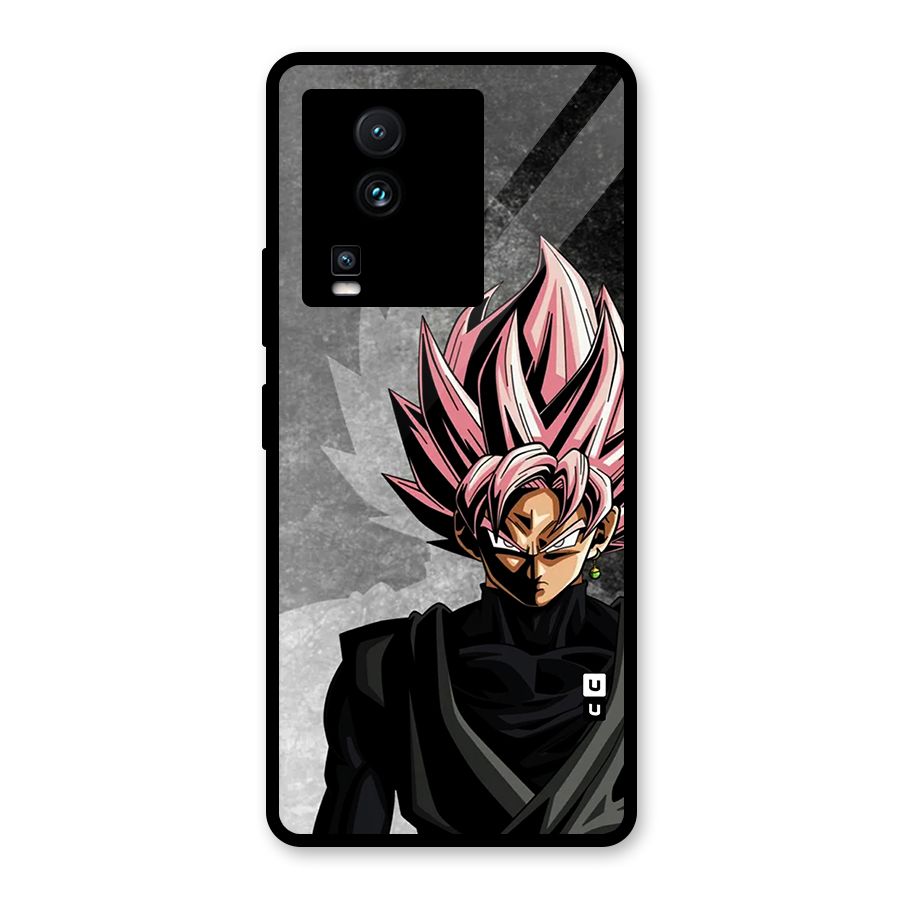 Angry Goku Glass Back Case for Vivo iQOO Neo 7