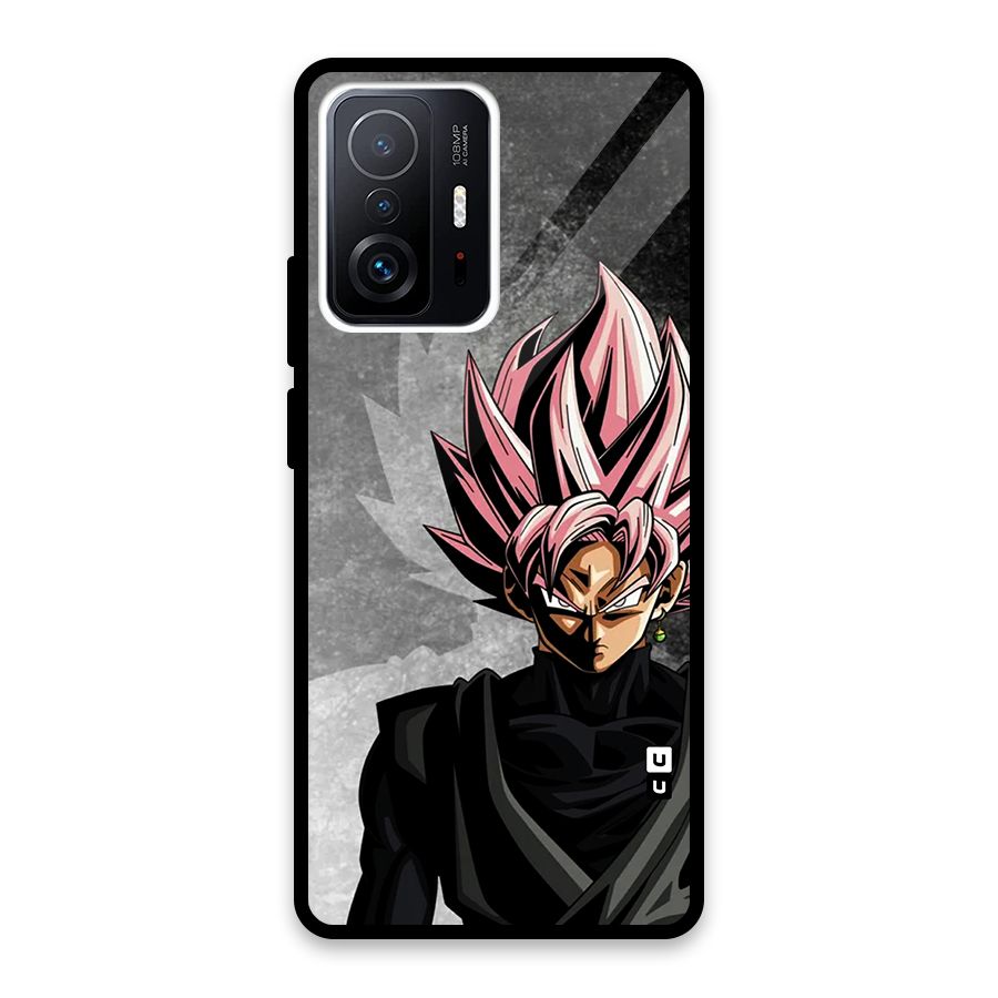 Angry Goku Glass Back Case for Xiaomi 11T Pro