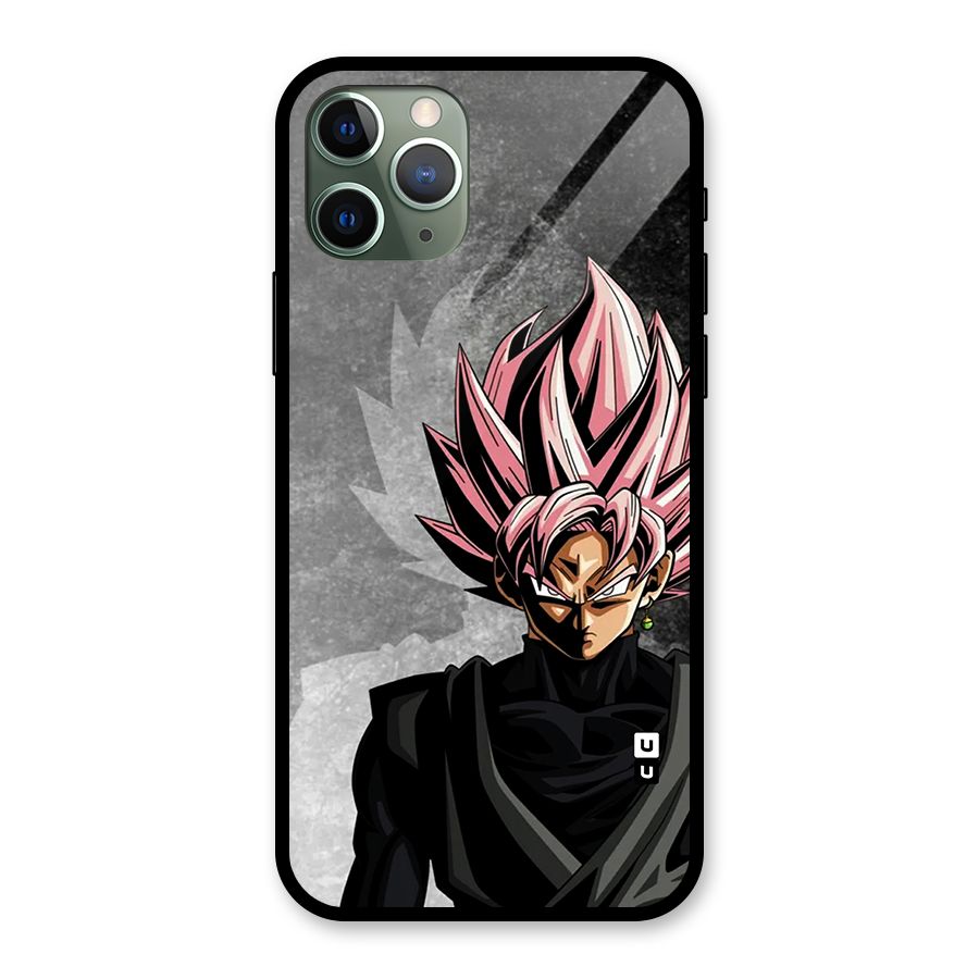 Angry Goku Glass Back Case for iPhone 11 Pro