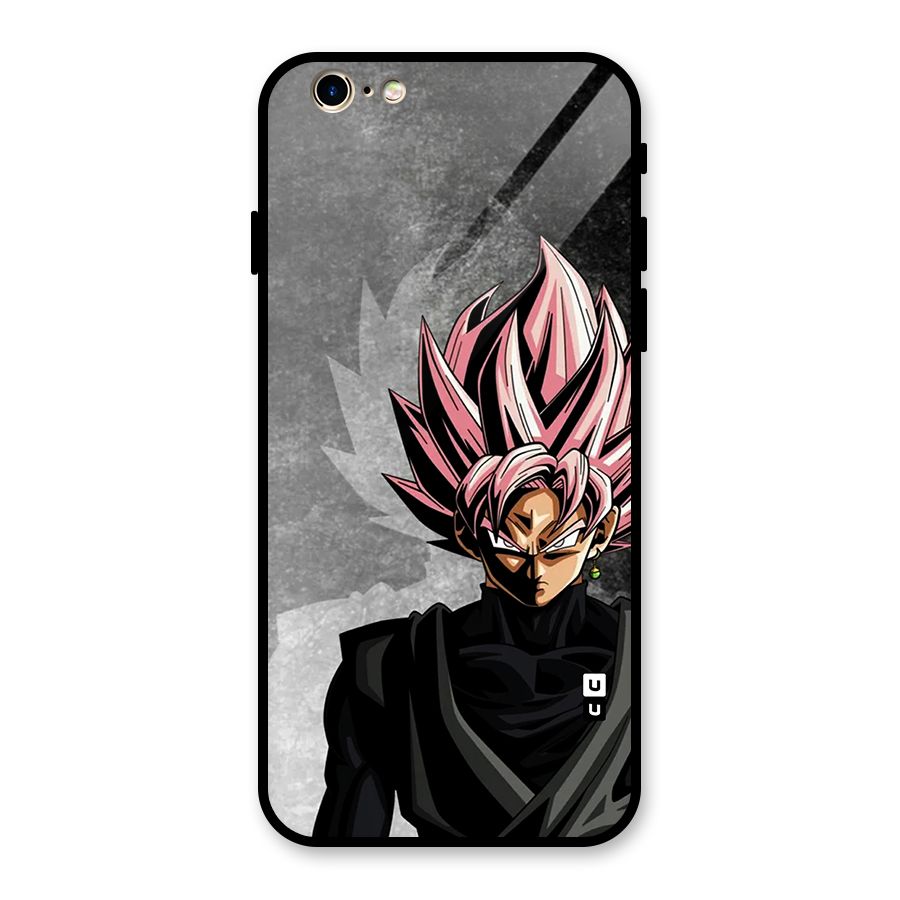 Angry Goku Glass Back Case for iPhone 6 6S