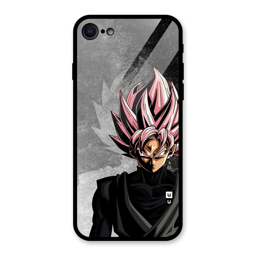 Angry Goku Glass Back Case for iPhone 7