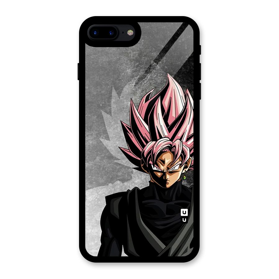 Angry Goku Glass Back Case for iPhone 7 Plus