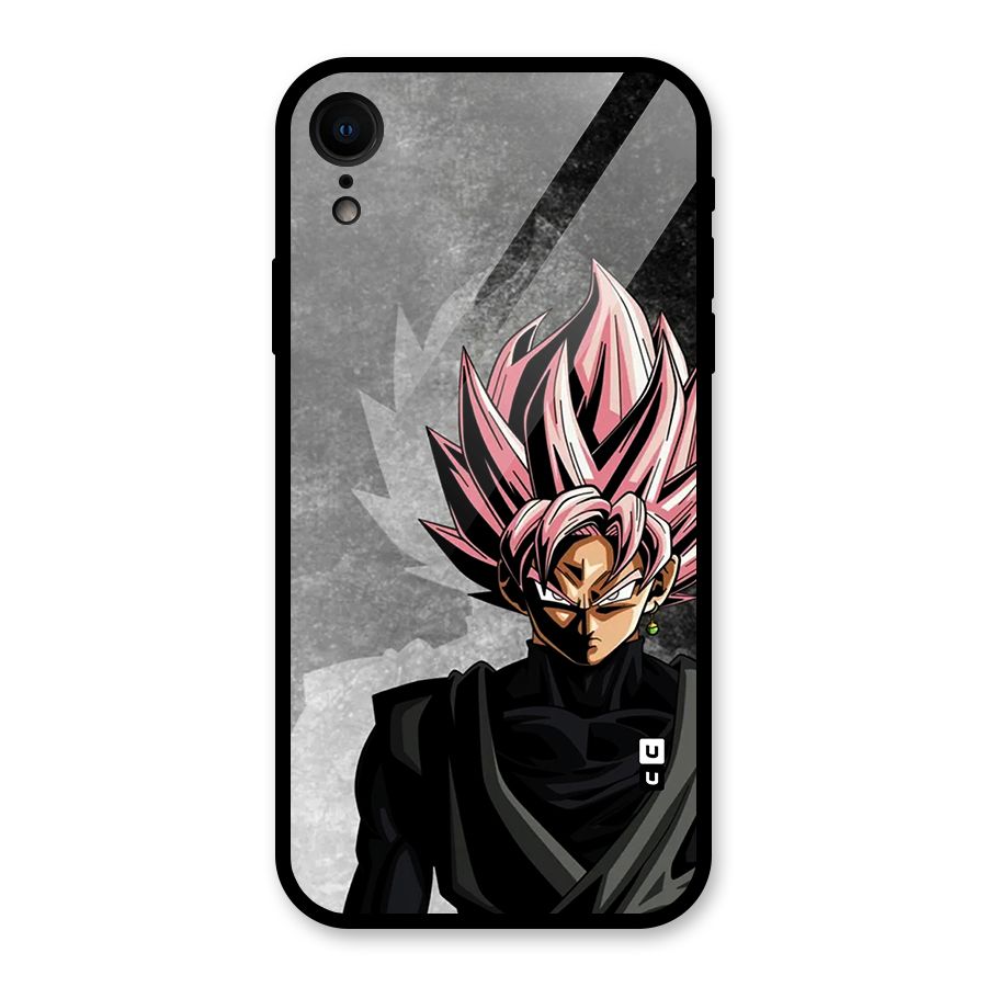 Angry Goku Glass Back Case for iPhone XR