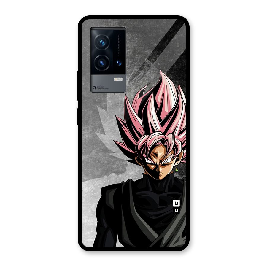Angry Goku Glass Back Case for iQOO 9 5G