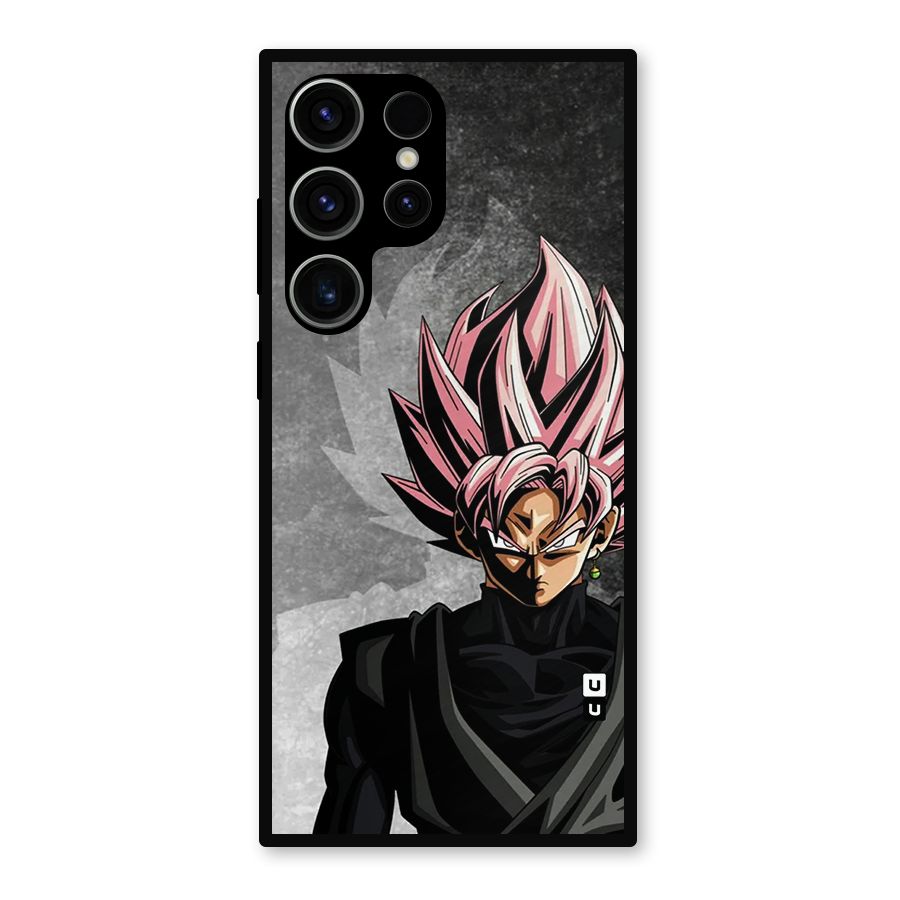 Angry Goku Metal Back Case for Galaxy S23 Ultra
