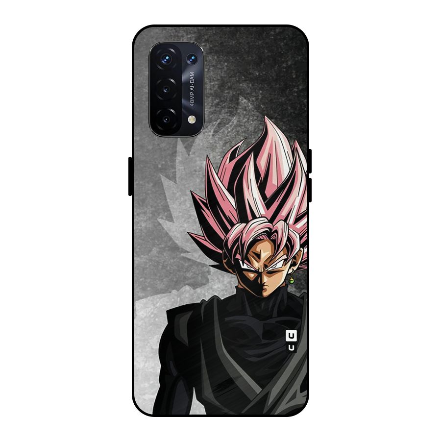 Angry Goku Metal Back Case for Oppo A74 5G