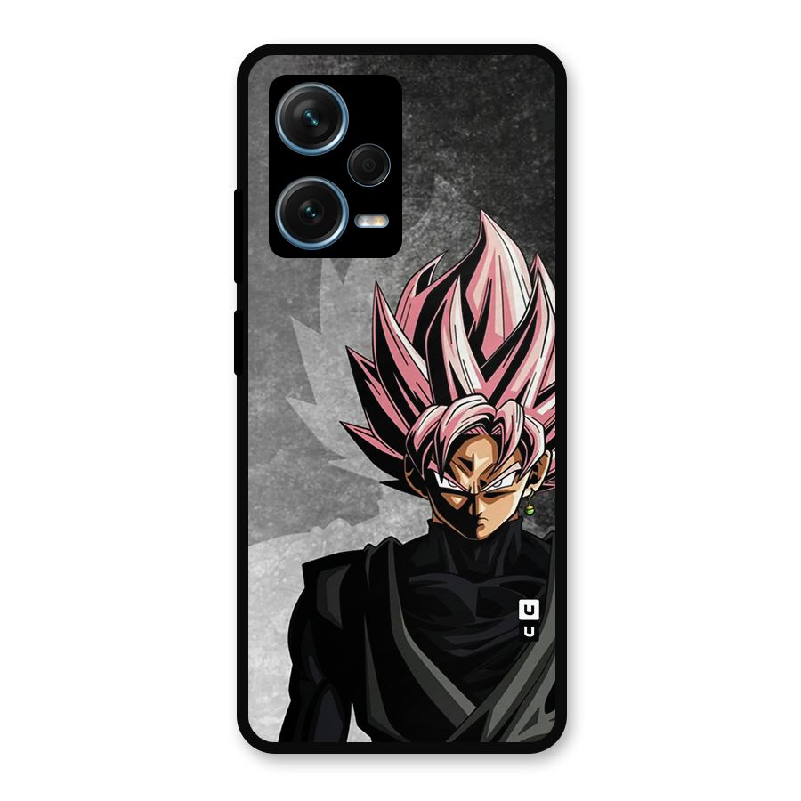 Angry Goku Metal Back Case for Redmi Note 12 Pro Plus 5G