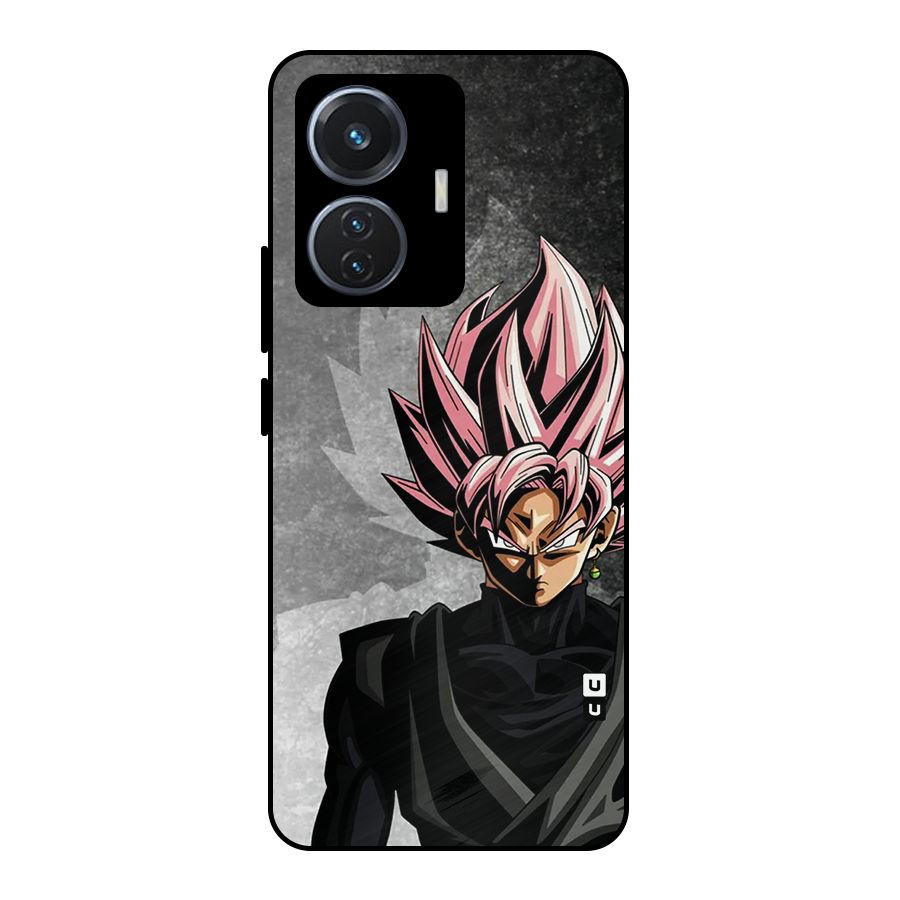 Angry Goku Metal Back Case for Vivo T1 44W
