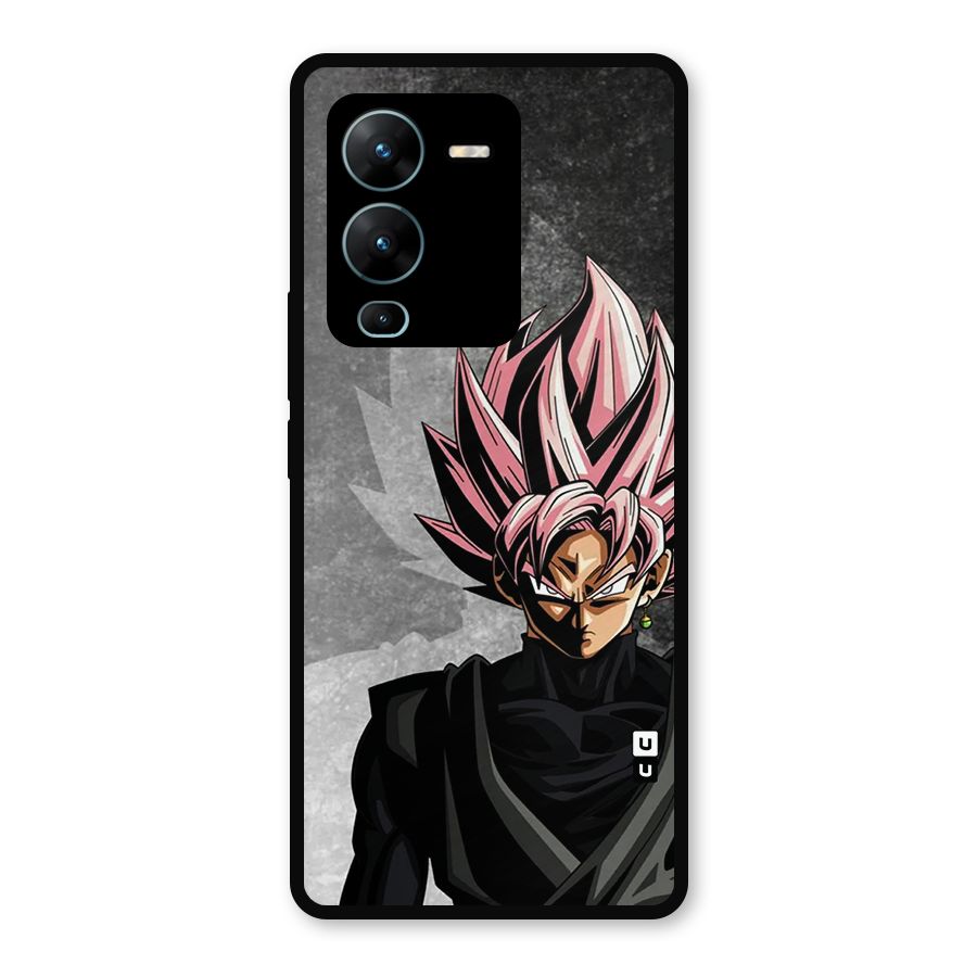 Angry Goku Metal Back Case for Vivo V25 Pro