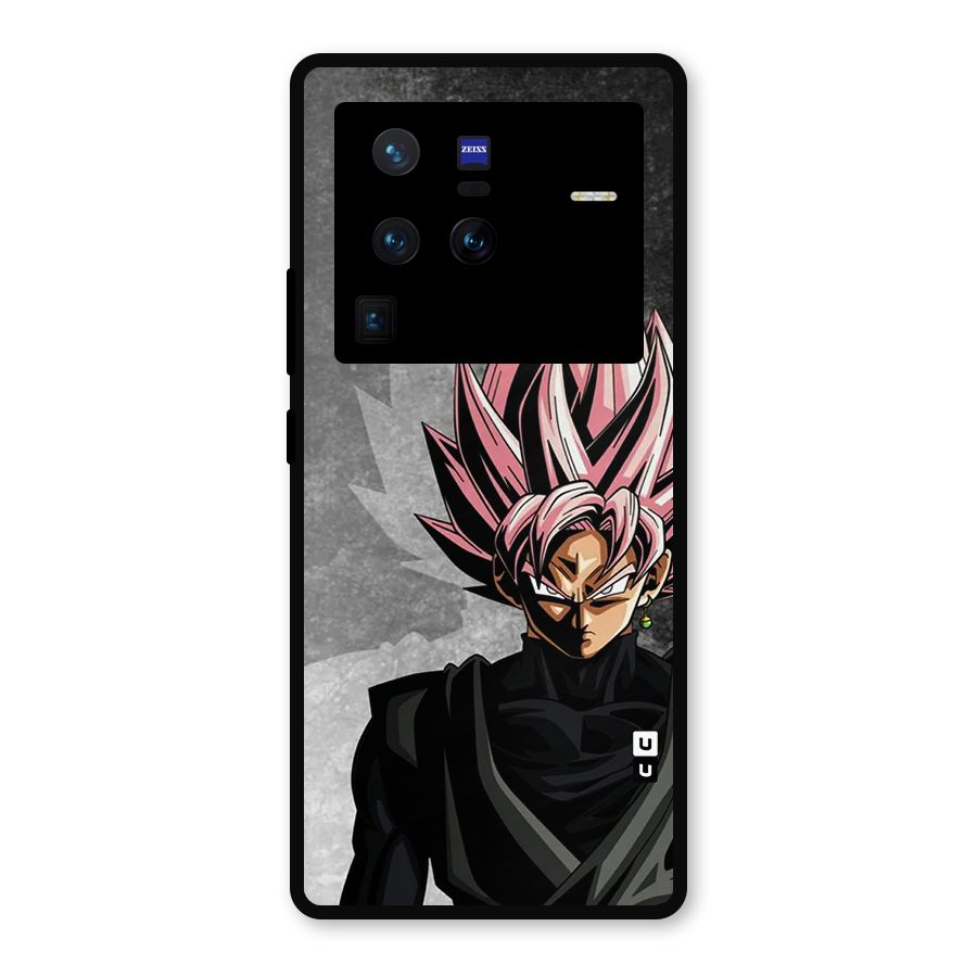 Angry Goku Metal Back Case for Vivo X80 Pro