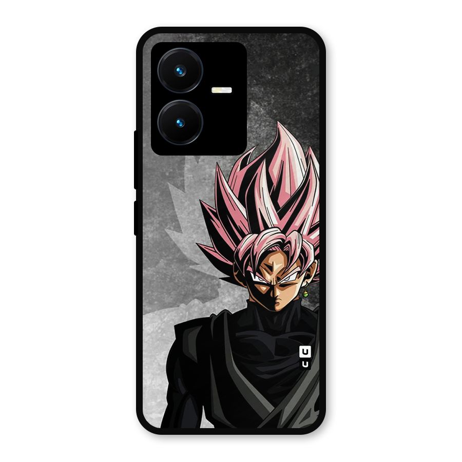 Angry Goku Metal Back Case for Vivo Y22