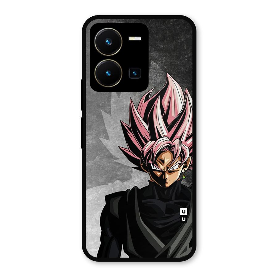 Angry Goku Metal Back Case for Vivo Y35