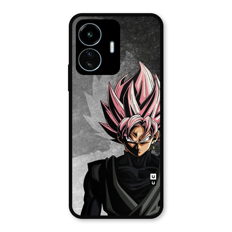 Angry Goku Metal Back Case for vivo iQOO Z6 Lite 5G