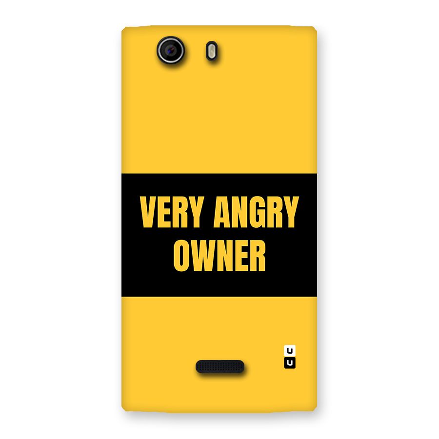 Angry Owner Back Case for Canvas Nitro 2 E311