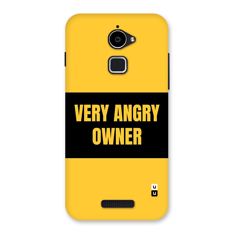 Angry Owner Back Case for Coolpad Note 3 Lite