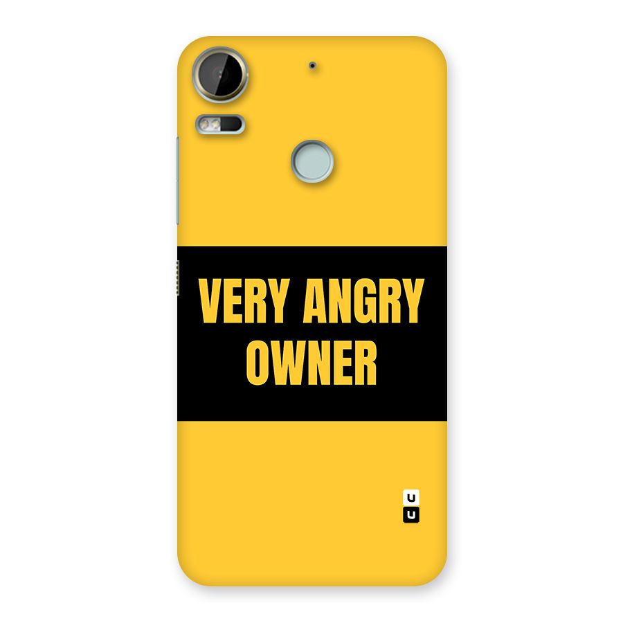 Angry Owner Back Case for Desire 10 Pro