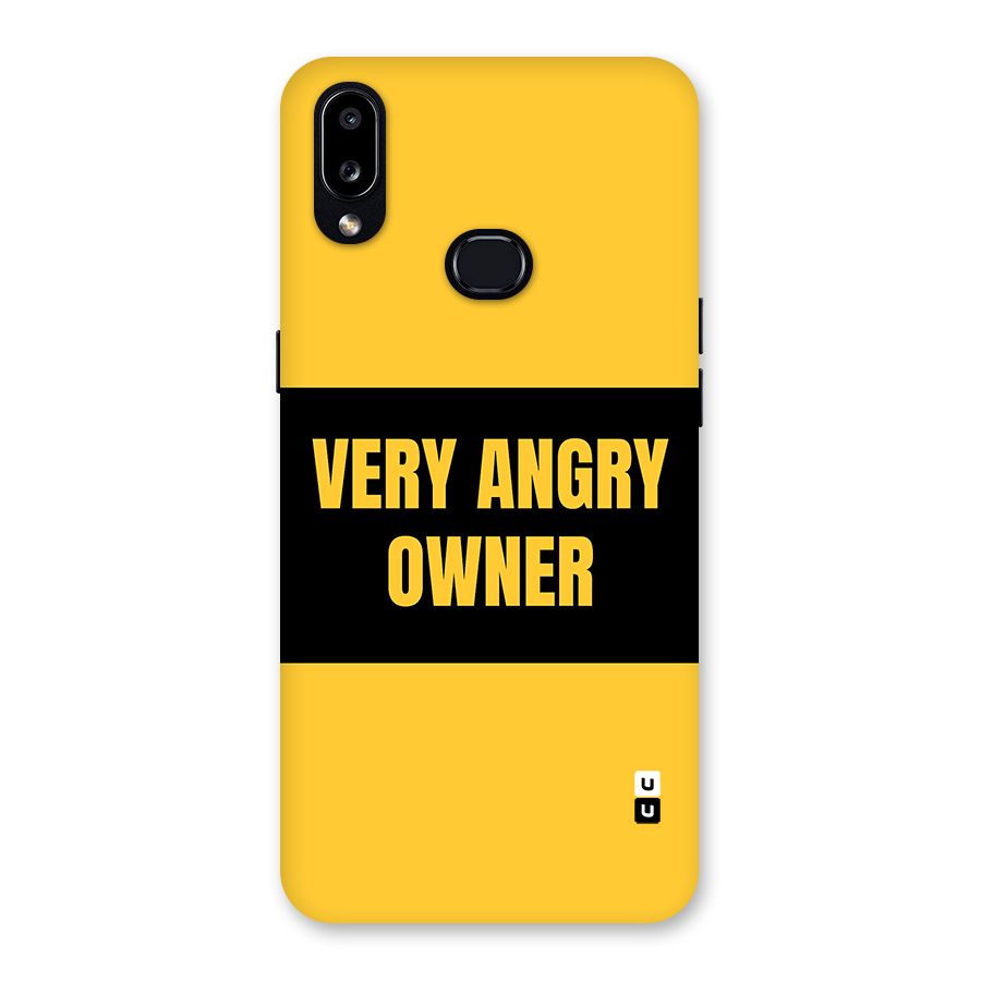 Angry Owner Back Case for Galaxy A10s