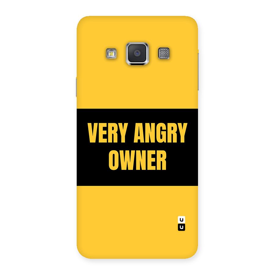Angry Owner Back Case for Galaxy A3