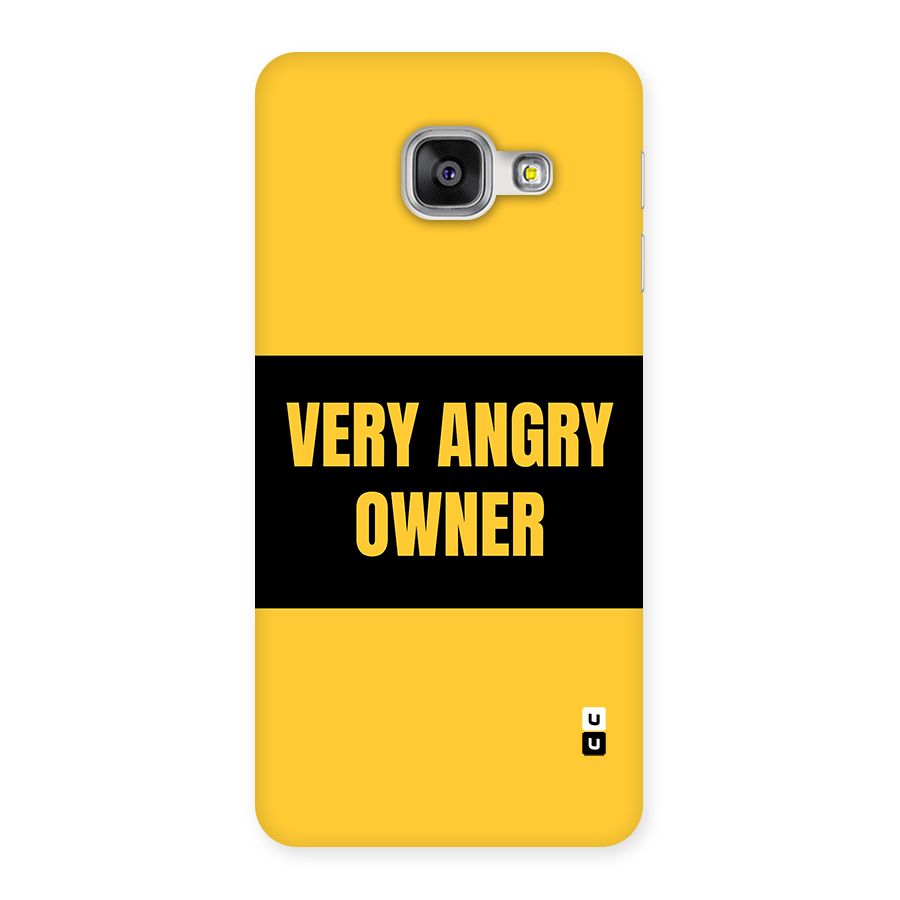 Angry Owner Back Case for Galaxy A3 (2016)