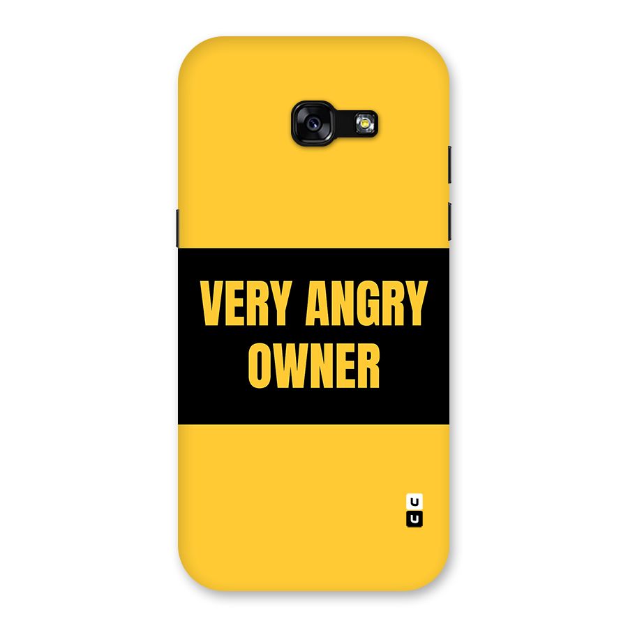 Angry Owner Back Case for Galaxy A5 2017