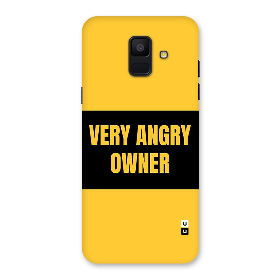 Angry Owner Back Case for Galaxy A6 (2018)
