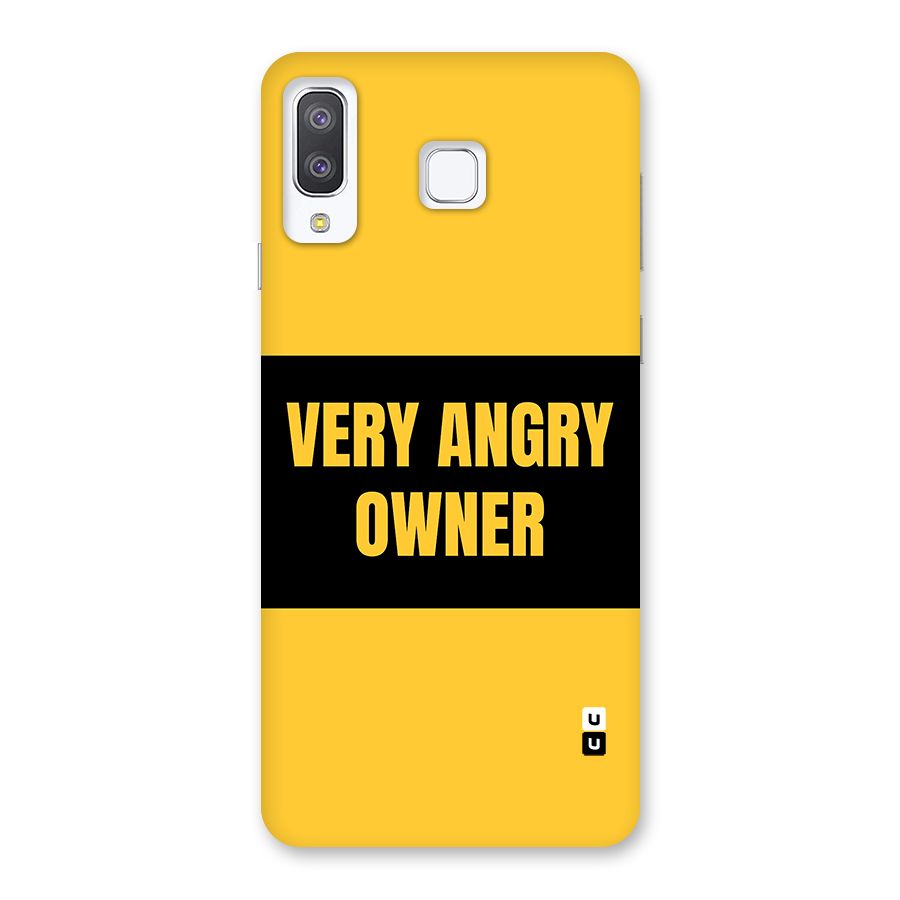 Angry Owner Back Case for Galaxy A8 Star