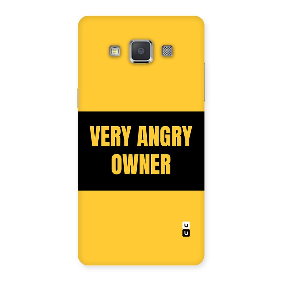Angry Owner Back Case for Galaxy Grand 3
