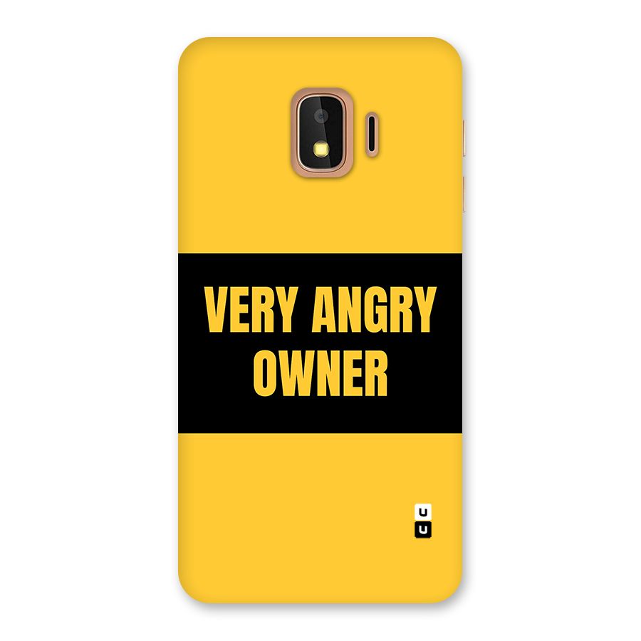 Angry Owner Back Case for Galaxy J2 Core