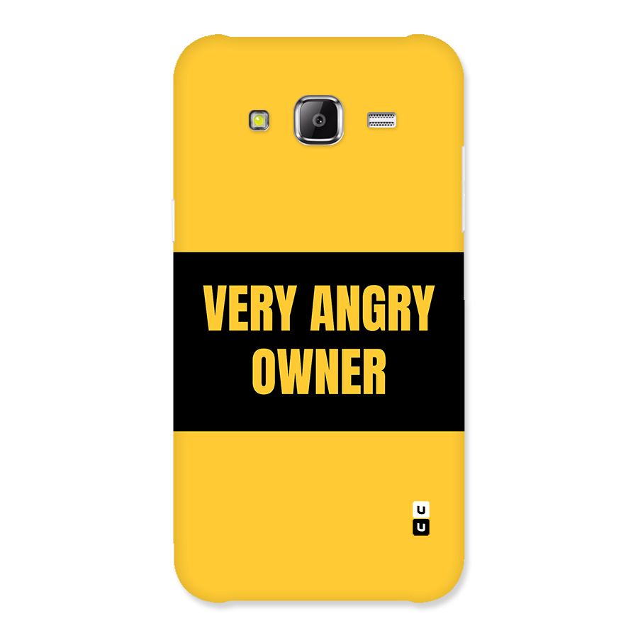 Angry Owner Back Case for Galaxy J2 Prime
