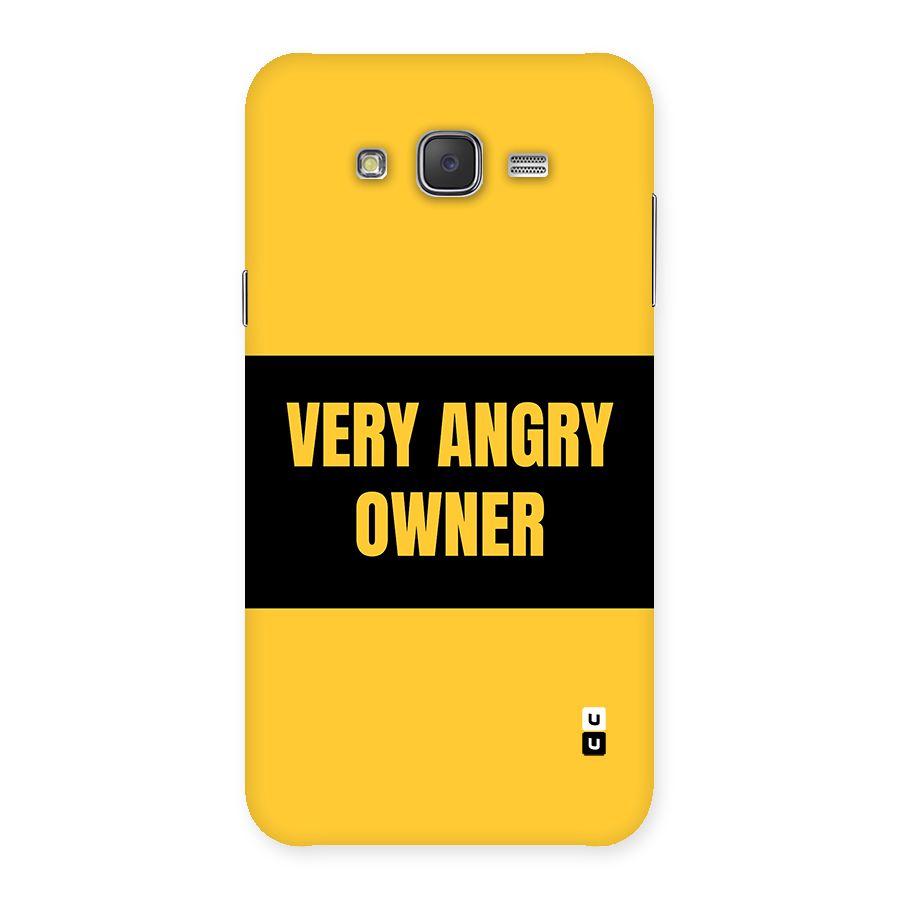 Angry Owner Back Case for Galaxy J7