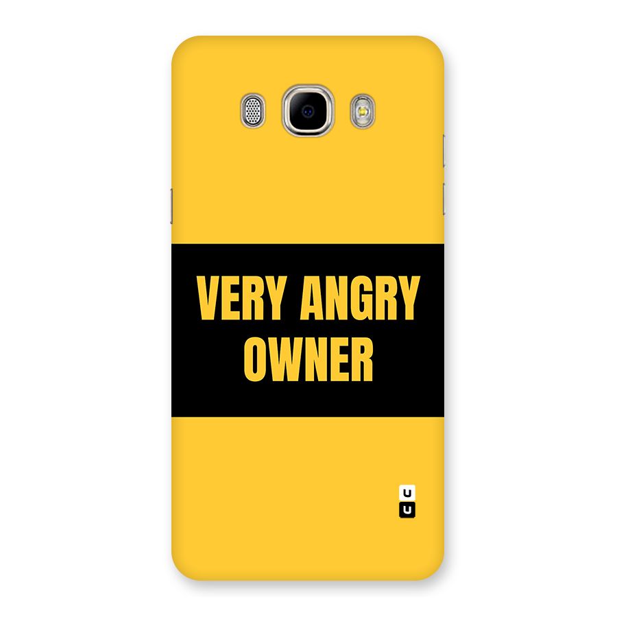Angry Owner Back Case for Galaxy J7 2016