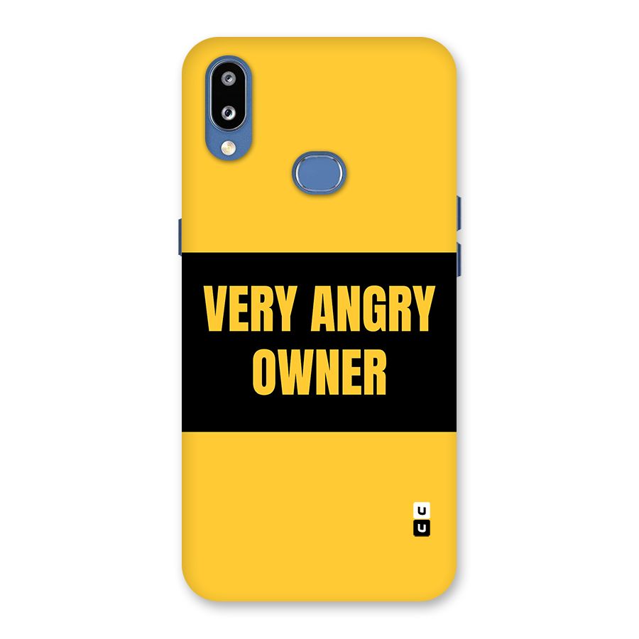Angry Owner Back Case for Galaxy M01s