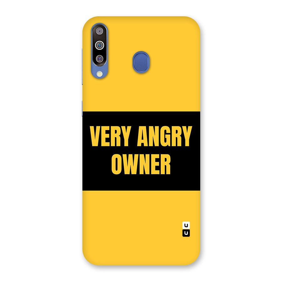 Angry Owner Back Case for Galaxy M30