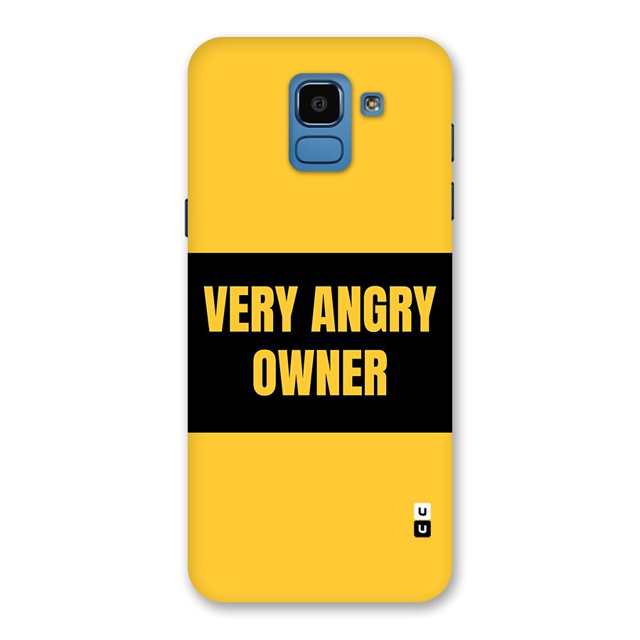 Angry Owner Back Case for Galaxy On6