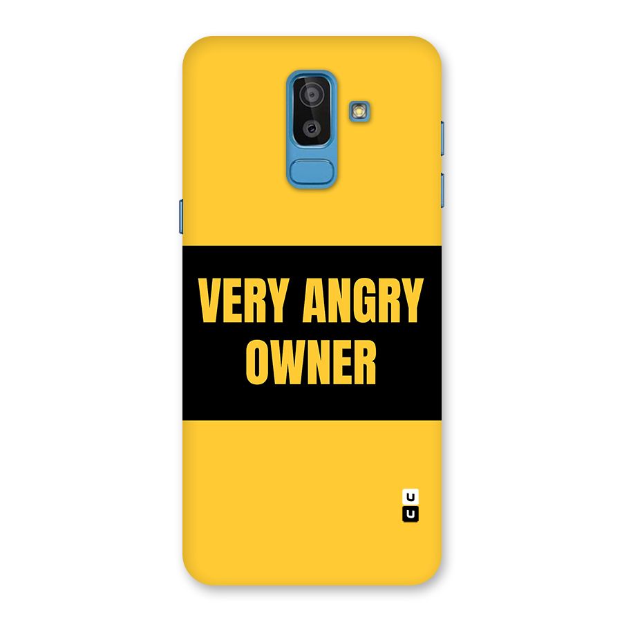 Angry Owner Back Case for Galaxy On8 (2018)