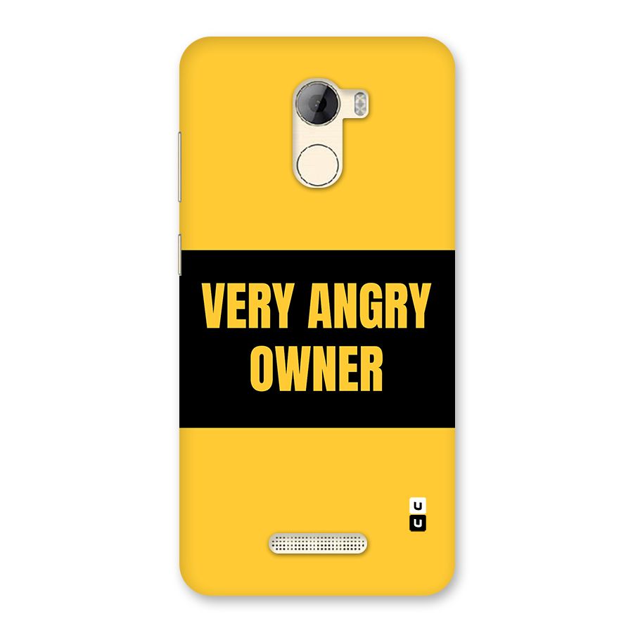 Angry Owner Back Case for Gionee A1 LIte