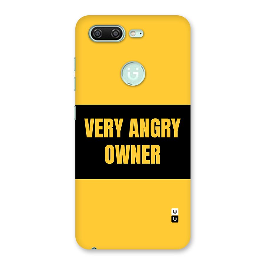 Angry Owner Back Case for Gionee S10