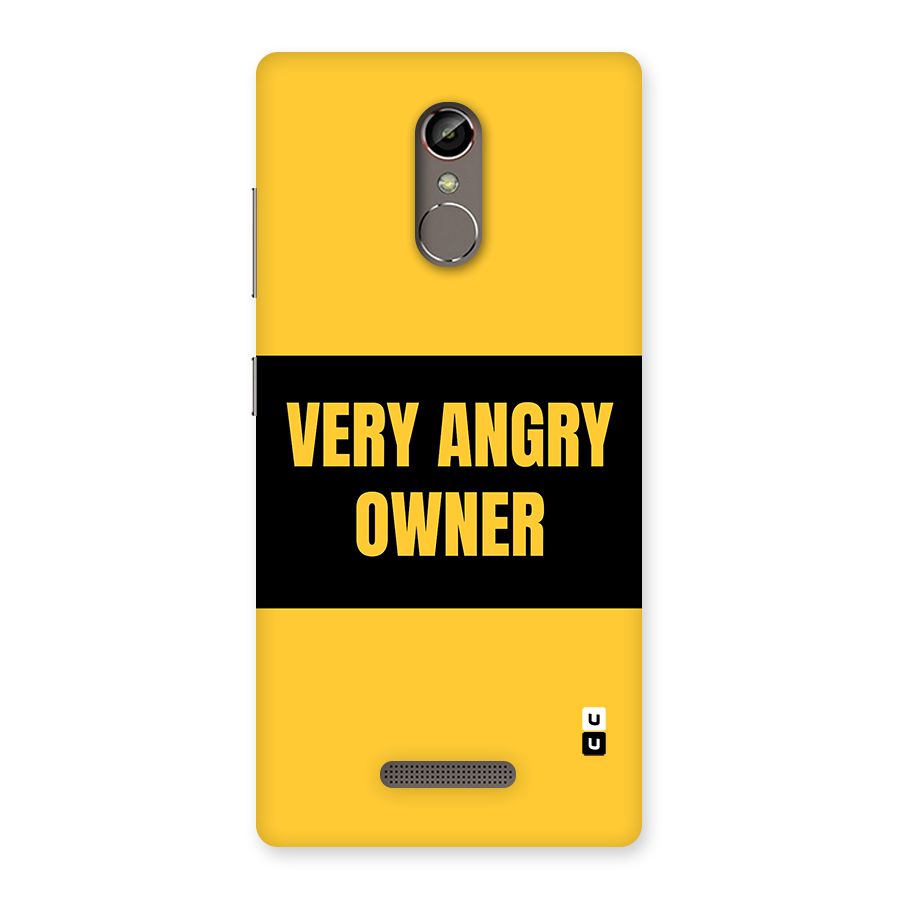 Angry Owner Back Case for Gionee S6s