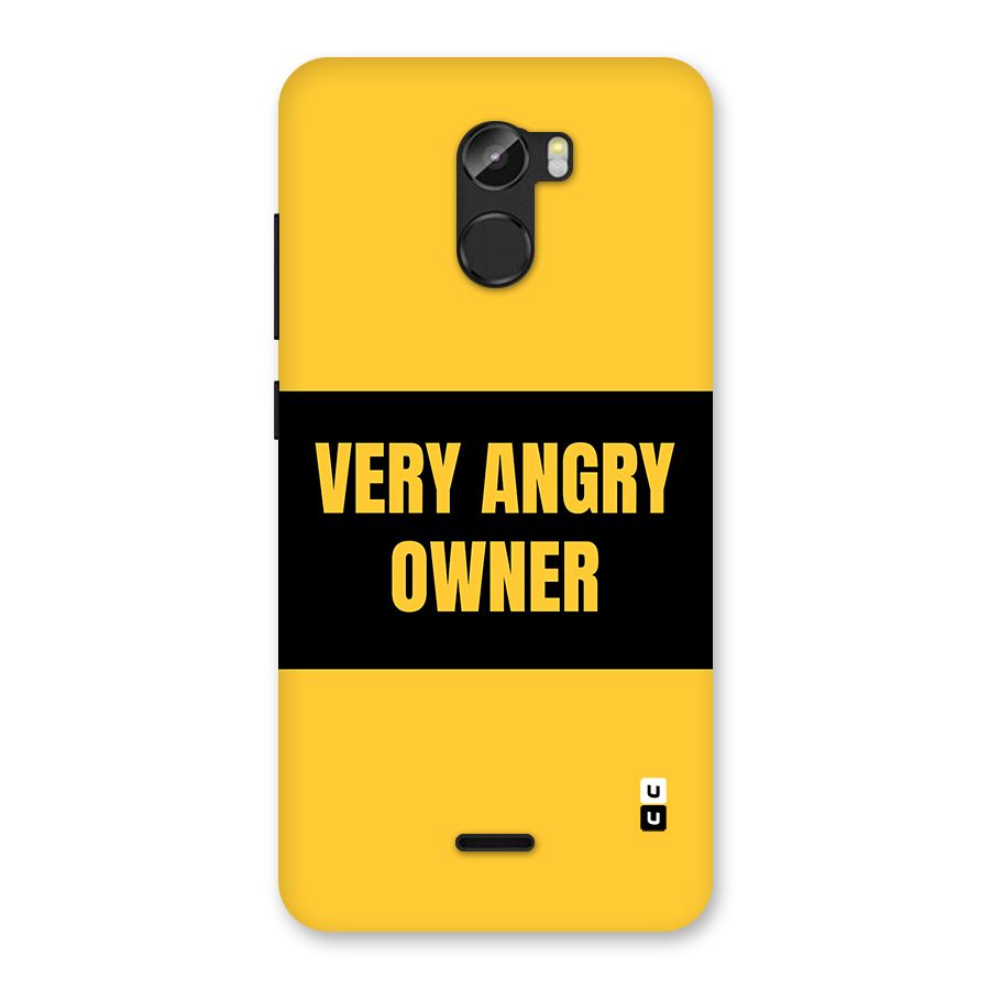 Angry Owner Back Case for Gionee X1