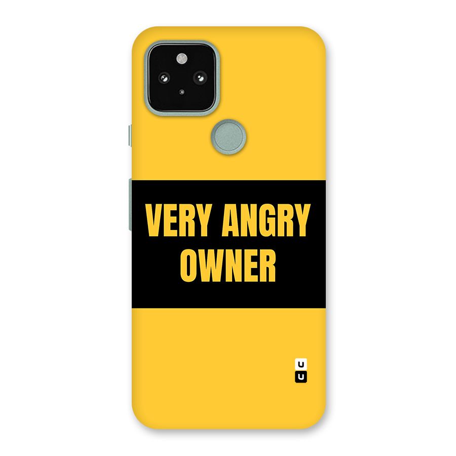 Angry Owner Back Case for Google Pixel 5
