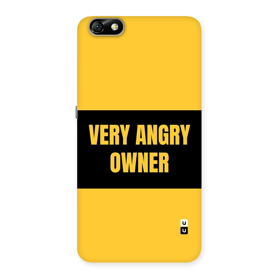 Angry Owner Back Case for Honor 4X