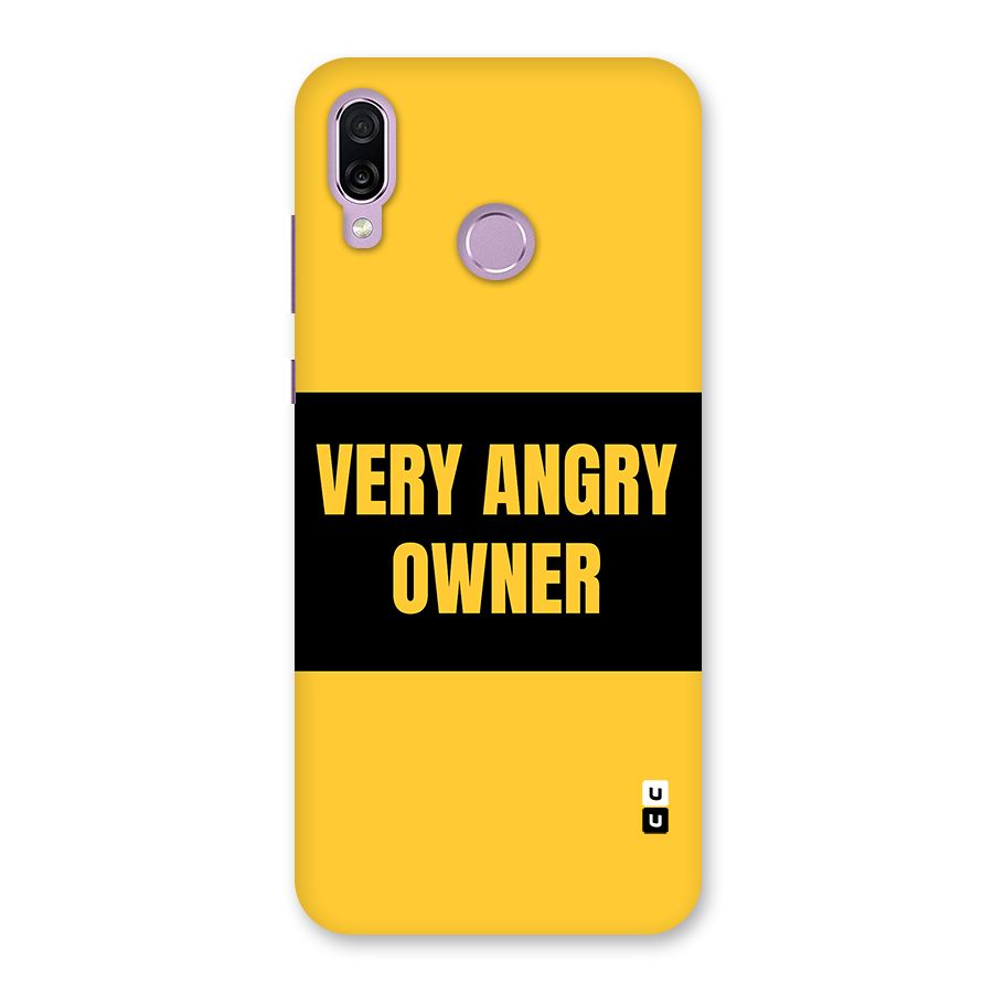 Angry Owner Back Case for Honor Play