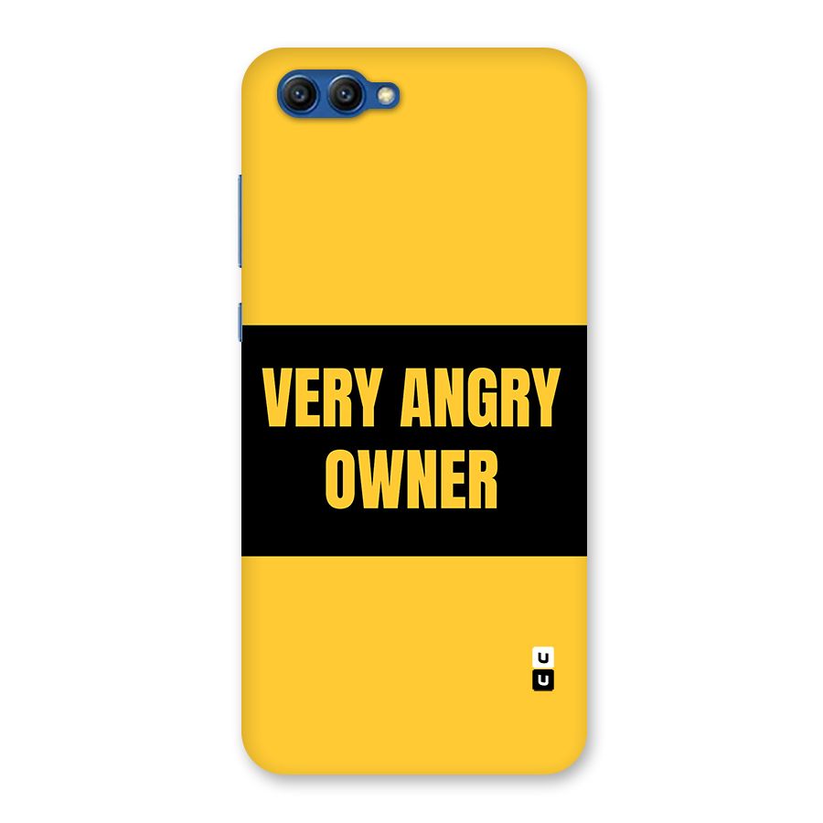 Angry Owner Back Case for Honor View 10
